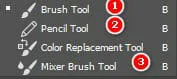 Cách sử dụng công cụ Brush Tool Photoshop cong cu nho cua Brush Tool 1