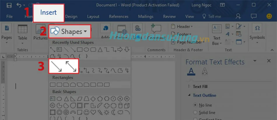 Cách vẽ mũi tên trong Word siêu đơn giản, nhanh chóng Cách vẽ mũi tên trong Word