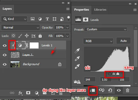 Cách tạo mưa trong photoshop cực kỳ đơn giản Cách tạo mưa trong photoshop