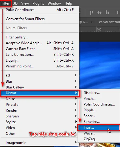 Bước 4.1 tạo bánh xe xoay chuyển