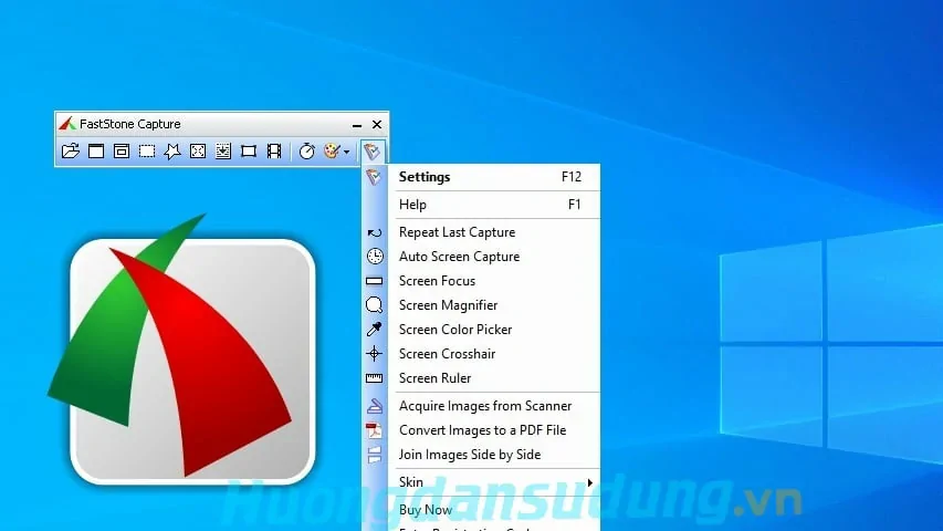 Top 5 những phần mềm quay video màn hình đỉnh nhất hiện nay Quay video màn hình bằng fastone capture