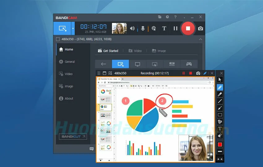 Top 5 những phần mềm quay video màn hình đỉnh nhất hiện nay Quay video màn hình bằng bandicam