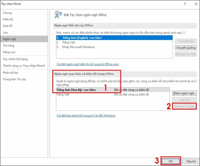 Cách cài đặt Tiếng Việt cho Microsoft Office 365, 2021, 2019, 2016, 2013 Cách cài đặt Tiếng Việt cho Office 2010, 2016, 2019, 2021, 365