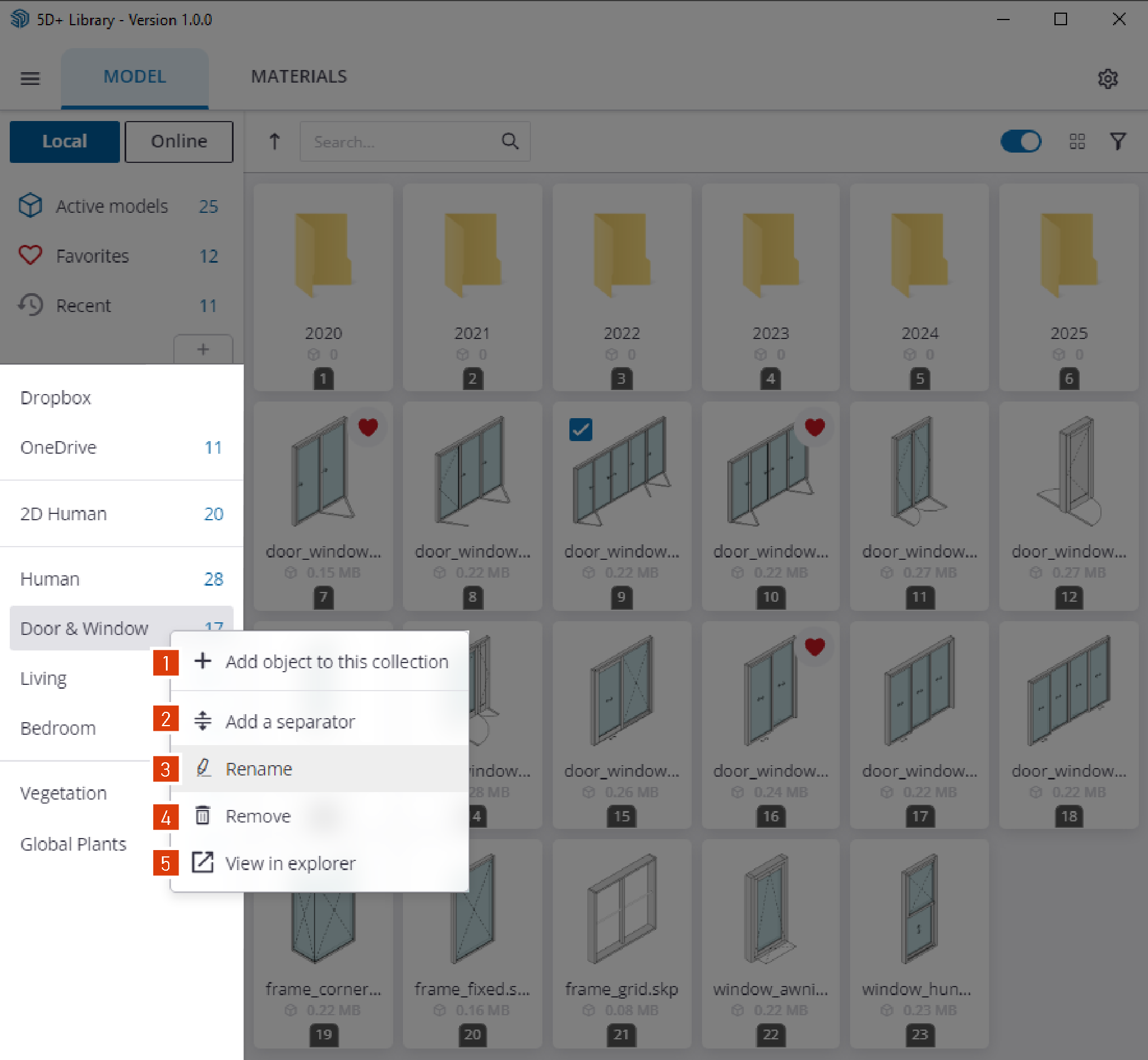 Download 5D+ Library Plugin quản lý thư viện trong SketchUp hiệu quả nhất plugin quản lý thư viện và vật liệu hiệu quả nhất trong SketchUp