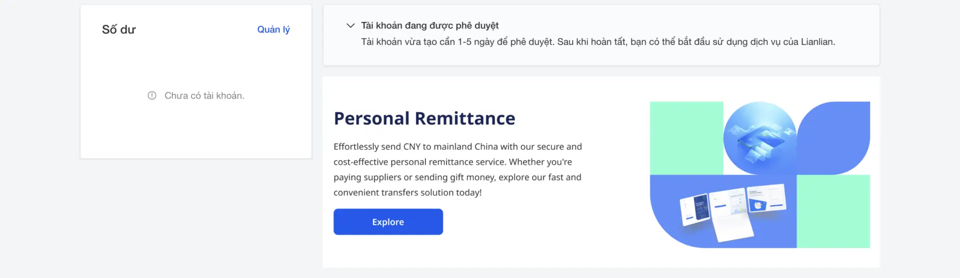 Hướng dẫn tạo tài khoản nhận tiền quốc tế