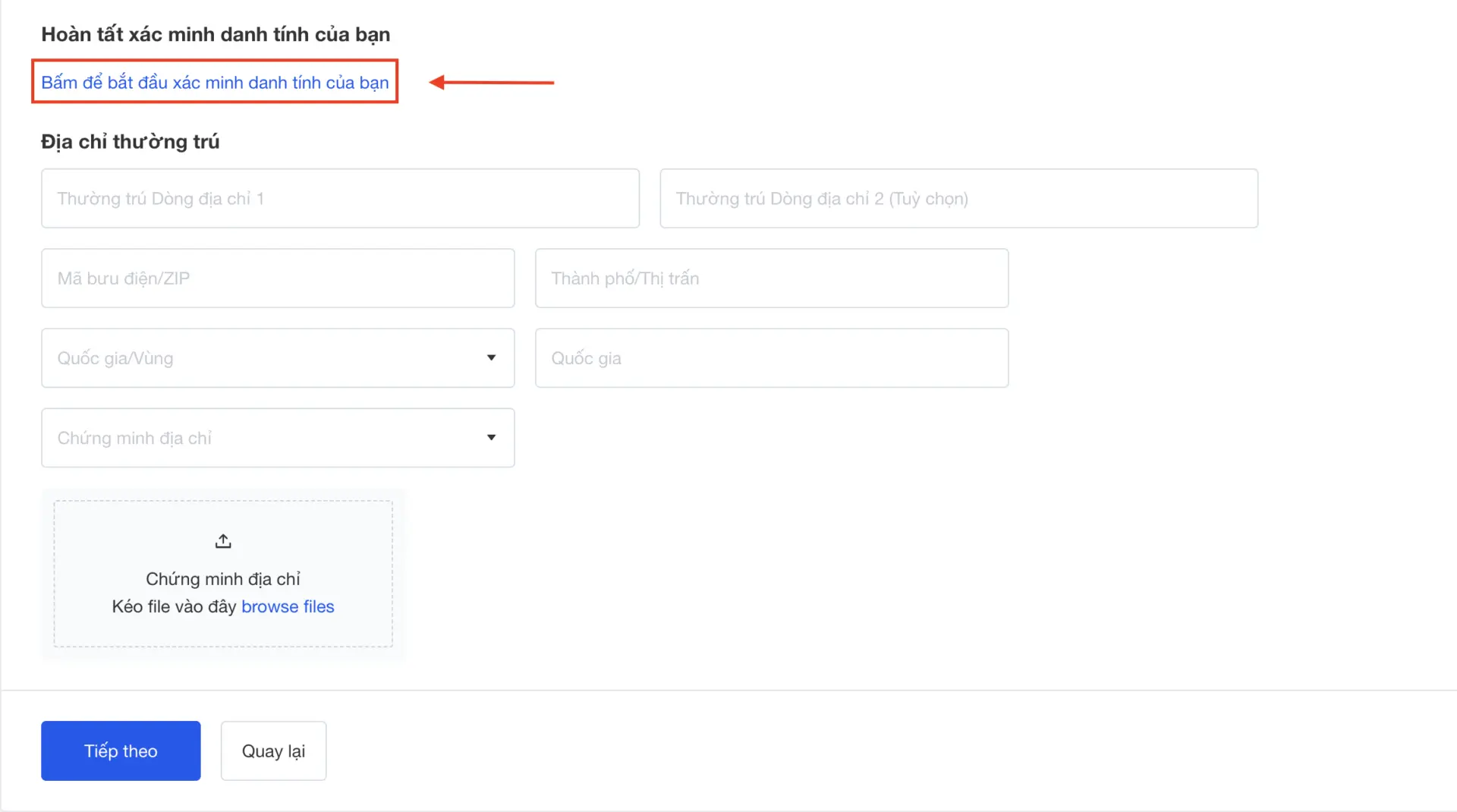 Hướng dẫn tạo tài khoản nhận tiền quốc tế