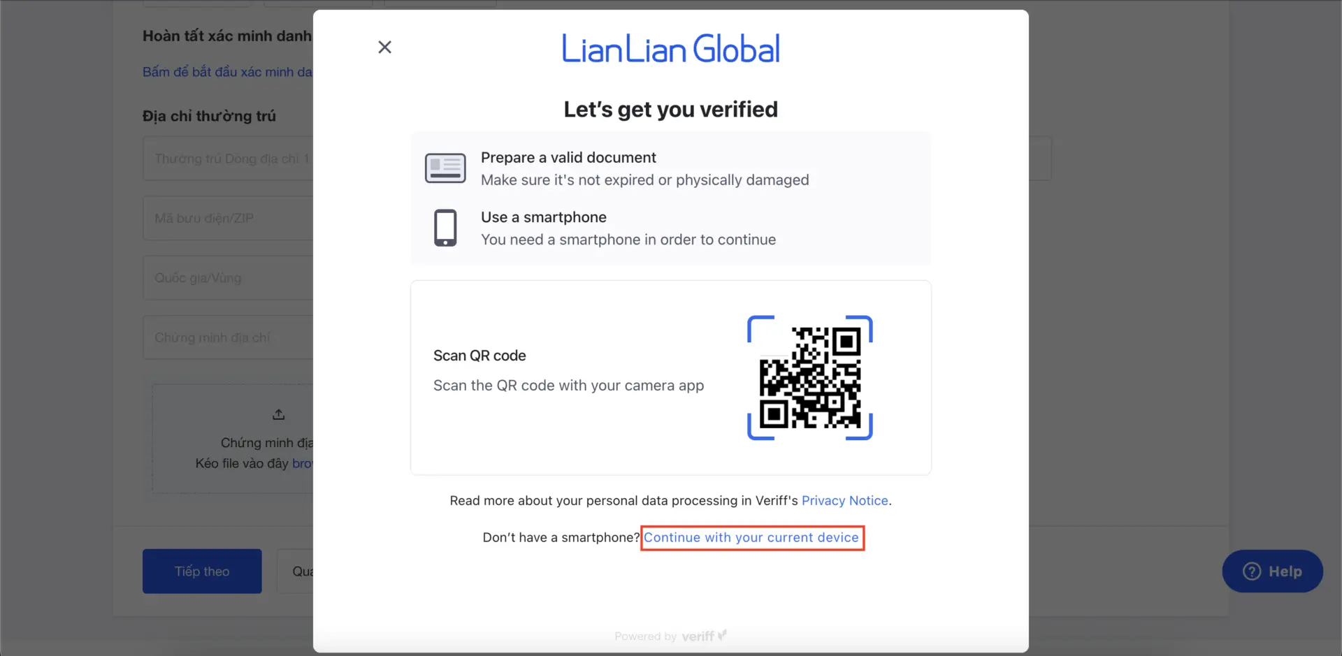 Hướng dẫn tạo tài khoản nhận tiền quốc tế