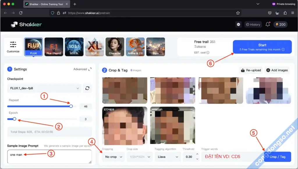 Hướng dẫn tạo ảnh trên shakker Ai hoàn toàn miễn phí